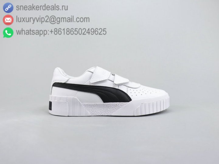 Puma Cali Velcro x SG Strap Women Leather Sneakers Classic White Size 35-39